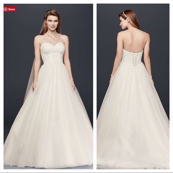 David's Bridal Dresses & Skirts - David’s Bridal NWOT Corset gown